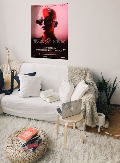 Christina Aguilera - The X Tour, Berlin 2019 - Konzertplakat