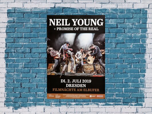 Neil Young - Promise To The Real, Dresden 2019 - Konzertplakat