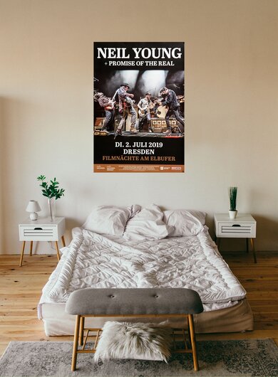 Neil Young - Promise To The Real, Dresden 2019 - Konzertplakat