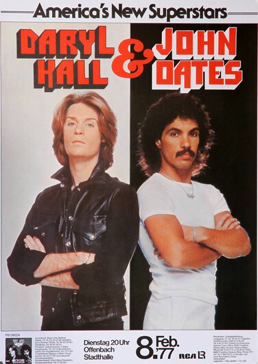 Daryl Hall & John Oates, Frankfurt 1977