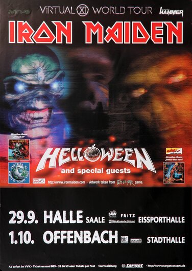 Iron Maiden, Halle & Offenbach 1998