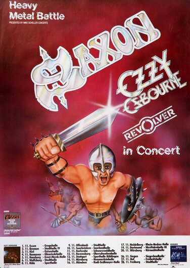 Saxon & Ozzy Osbourne, All Cities 1981