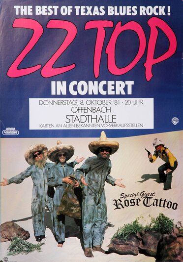 ZZ Top, Offenbach 1981
