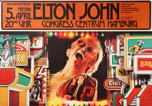 Elton John, Hamburg 1974
