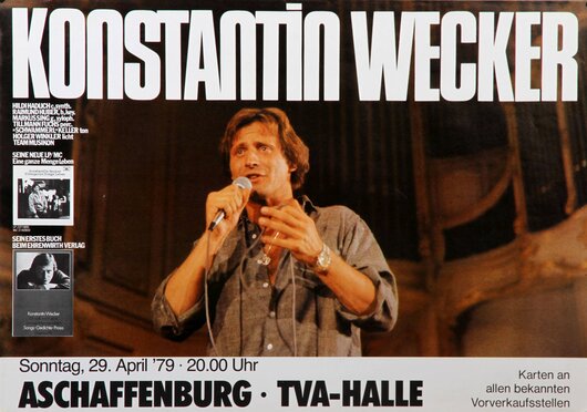 Konstantin Wecker, Aschaffenburg 1979