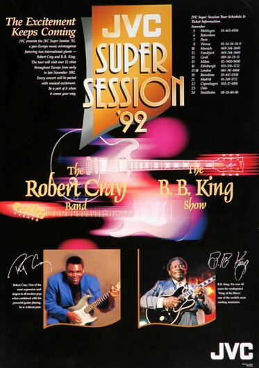 Super Sesion ´92, The Robert Cray Band & B.B.King, 1992