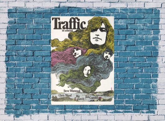 Kopie von Traffic - Feeling Allright,  1968 - Konzertplakat