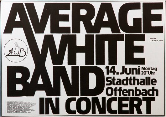 Average White Band, Offenbach 1976