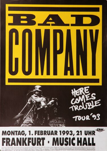 Bad Company , Frankfurt 1993