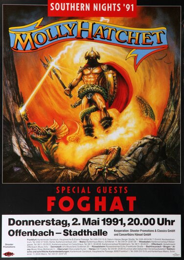 Molly Hatchet, Southern Night´s, OF, 1991