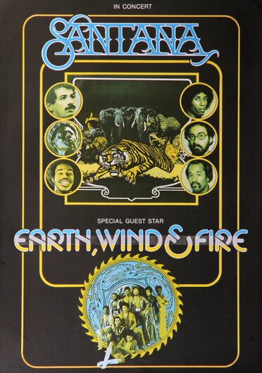 Santana  &  Earth, Wind & Fire,  1975