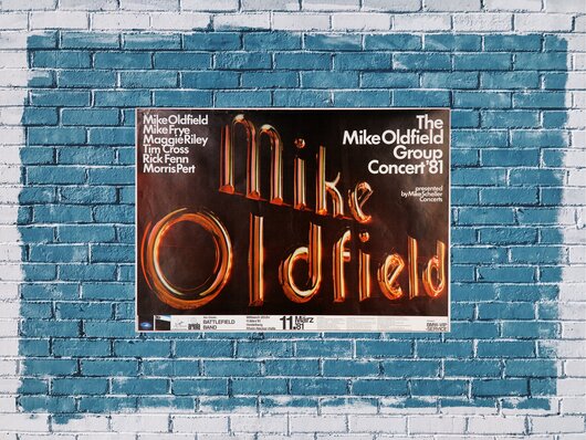 Mike Oldfield, QE2, small cracks and scratches around the edge, Heidelberg, 1981