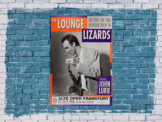 The Lounge Lizards - Mutiny On The Bowery Tour, Frankfurt 1990