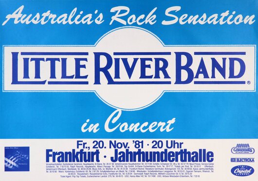 Little River Band - Australias Rock Sensation In Concert, Frankfurt 1981