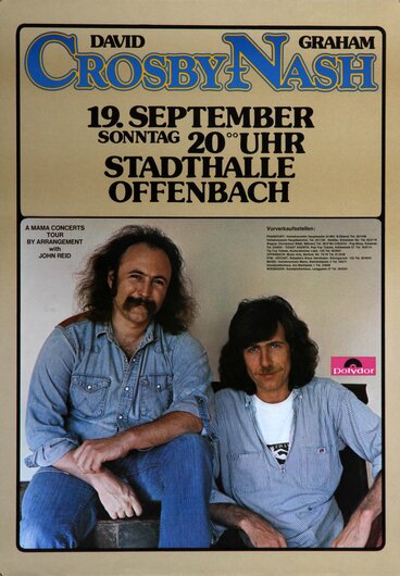 David Crosby & Graham Nash - Whistling Wire, Heidelberg 1976