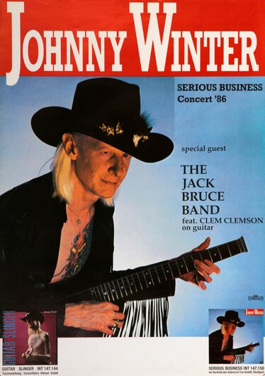 Jonny Winter - Serious Business Concert 86, No Town 1986
