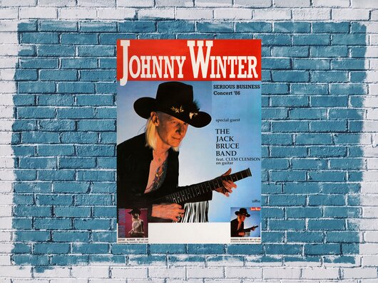 Jonny Winter - Serious Business Concert ´86, No Town 1986