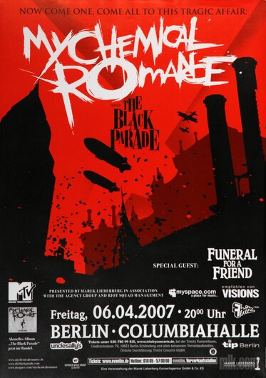 My Chemical Romance - The Black Parade, Berlin 2007