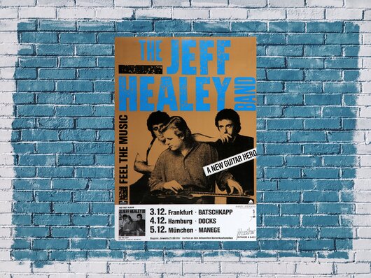 The Jeff Healey Band - Feel The Music, All Dates 1988
