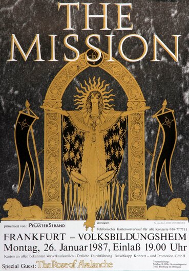 The Mission - Carved In Sand, Frankfurt 1990
