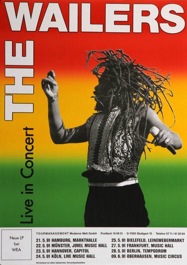 The Wailers - Live In Concert, All Dates 1991
