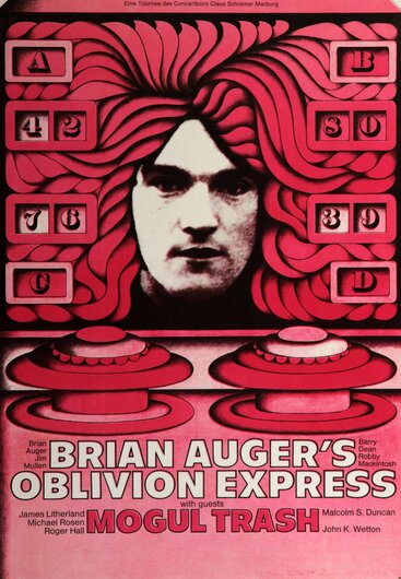 Brian Augers Oblivion Express - The  Red Tour, No Town 1970