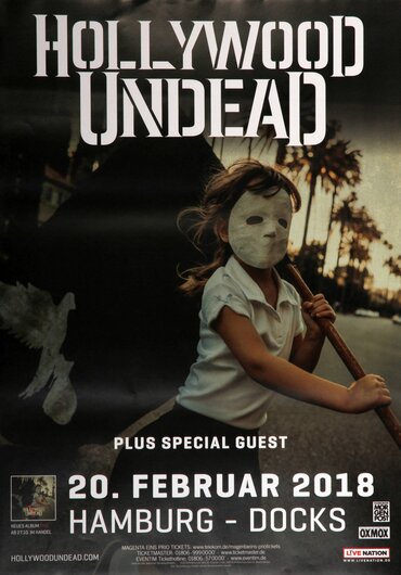 Hollywood Undead - Five Live, Hamburg 2018