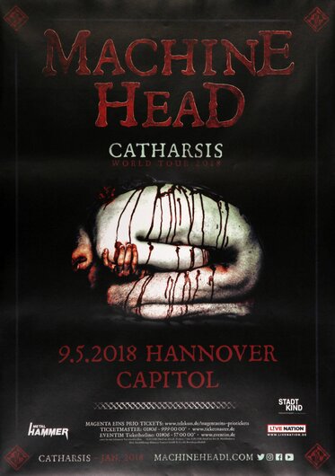 Machine Head - Catharsis World Tour, Hannover 2018
