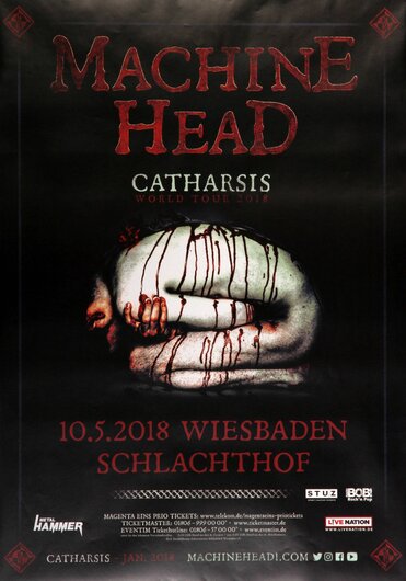 Machine Head - Catharsis World Tour, Wiesbaden 2018