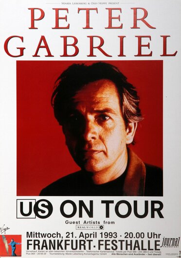 Peter Gabriel - US On Tour, Frankfurt 1993