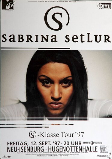Sabrina Setlur - S - Klasse Tour 97, Neu Isenburg 1997