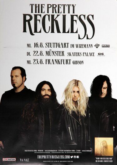 The Pretty Reckless - Who Your Selling For, All Dates 2017