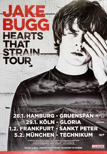 Jake Bugg - Heartsa That Strain Tour, All Dates 2018