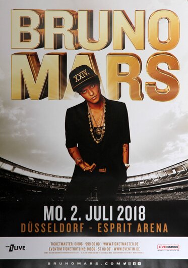 Bruno Mars - Esprit Arena, Düsseldorf 2018