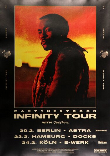 PARTYNEXTDOOR - Infinity Tour with Jessie Reycz, All Dates 2018