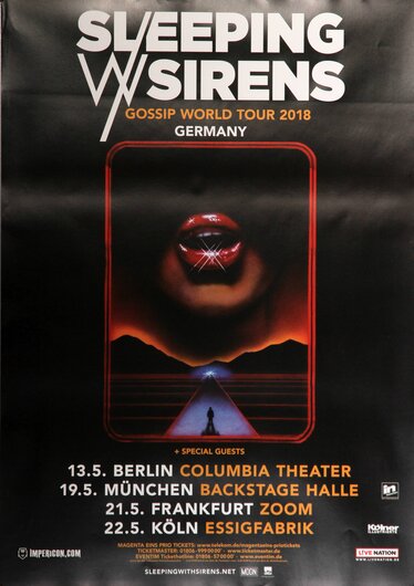 Sleeping Sirens - Gissip World Tour , All Dates 2018