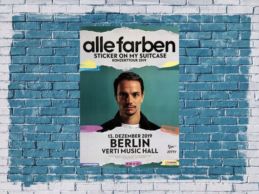 alle Farben - Stick On My Suitcace, Berlin 2019