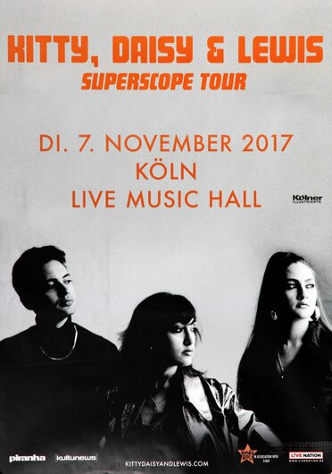 Kitty,Daisy & Lewis - Superscope Tour, Köln 2017