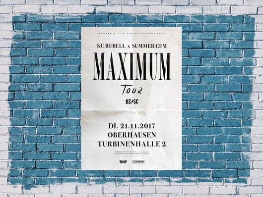 KC Rebell X Summer Cem - Maximum Tour, Oberhausen 2017