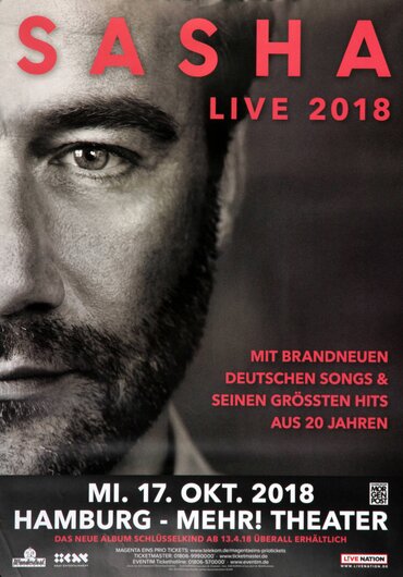 Sasha - Live 2018, Hamburg 2018