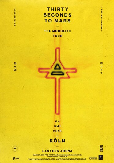 Thirty Secounds To Mars - The Monolith Tour, Köln 2018