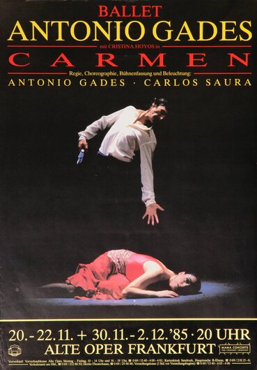 Antonio Gades - Ballet Carmen, Frankfurt 1985