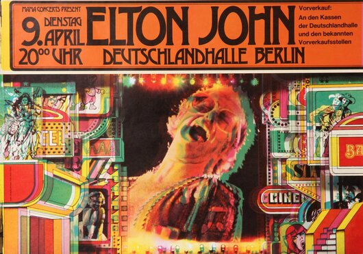 Elton John - Caribou - Fehldruck, Berlin 1974
