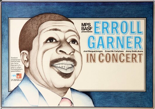 Erroll Garner, Magician in Concert, LP Ankündigung, 1974,