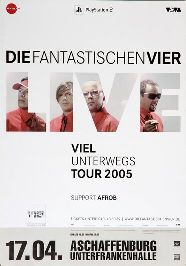 Die Fantastischen Vier - Viel Unterwegs Tour 2005, Aschaffenburg 2005