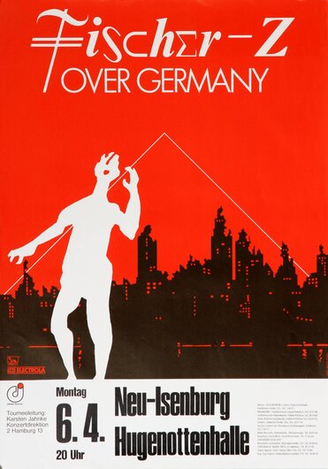 Fischer-Z - Red Skies Over Germany, Neu Isenburg 1981