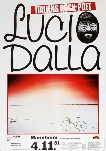 Lucio Dalla - Italiens - Rock - Poet, Mannheim 1981