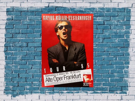 Marius Mller-Westernhagen - Live On Tour 85, Frankfurt 1985