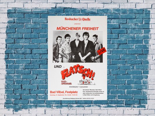 Münchener Freiheit & Flatsch - Live, Bad Vilbel 1985