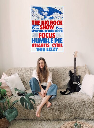 The Big Rock Show - Focus, Humble Poie, Atlantis, Cyril, Thin Lizzy,, Böblingen 1975